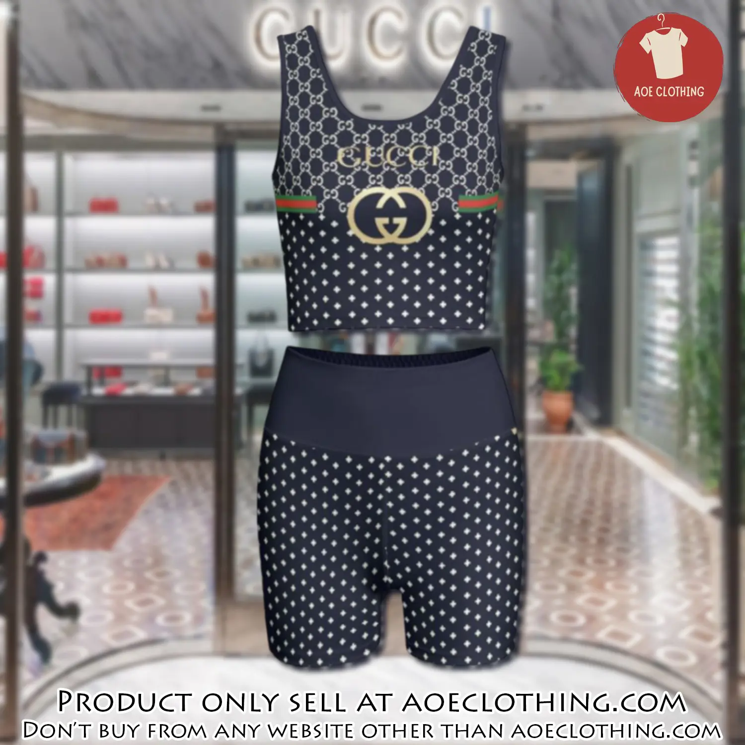 Gucci summer women sport bra yoga set running outfit sby1033 aoe2535087